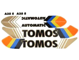 Sticker set Fluor Tomos A35 S