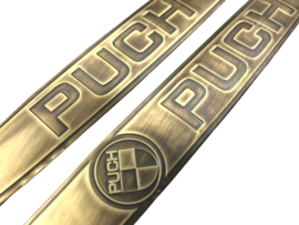 Tank Sticker Set Metal Gold Color RealMetal Puch Maxi Models