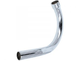 Exhaust Header Chrome Single Bend 36mm - 32mm Zündapp