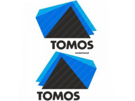 Tanksticker set Blue / Black Tomos NTX