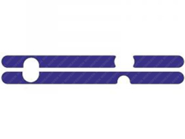 Sticker set Side Panels Purple 3-Pieces Gilera Citta