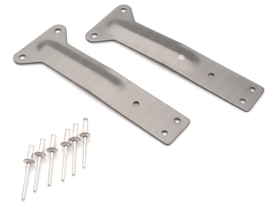 Bracket set Front fender Grey Complete Gilera Citta