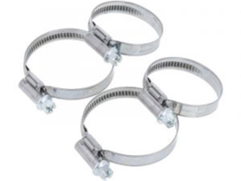 Mounting Clamp set Covers Front fork Stainless steel 4-Pieces Zündapp