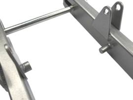 VDMRacing Swingarm Silver / Grey Powdercoated Top-Qaulity! Puch Maxi S