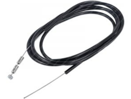 Gear cable / Clutch cable / Brake cable (Round nipple) 180cm Black Elvedes A-Quality! Universal