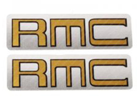 Sticker set RMC Gold - Black - Silver 78mm x 25mm 2-Pieces Kreidler