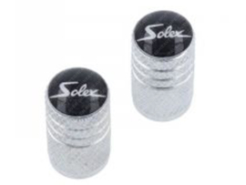 Air valve Caps Aluminium 2-Pieces Solex