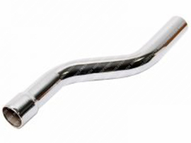 Pipe between exhaust and silencer chrome Honda MT