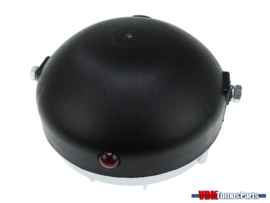 Headlight unit round black with Grill