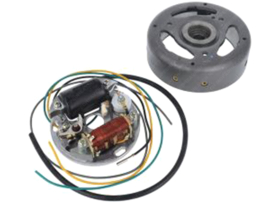 Ontsteking 6 Volt - 15 Watt - 5 Watt Model Bosch (Met Remlicht) Linksdraaiend Compleet Puch / Tomos / Zündapp / Kreidler