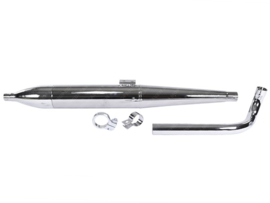 Exhaust Slide-on 28mm - 70mm Sigar Model Chrome Complete Kreidler