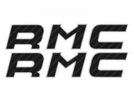 Sticker set RMC Black - White 145mm x 32mm 2-Pieces Kreidler RMC