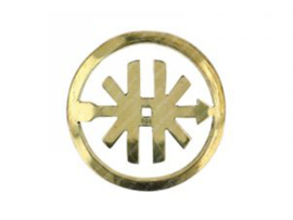 Emblem für Tank Messing 35mm Kreidler Buffeltank 1966  - 1972