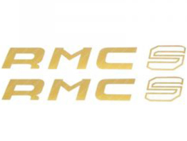 Sticker set RMC S Gold 195mm x 30mm 2-Pieces Kreidler