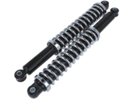 Shock absorber set Chrome - Black as Original 360mm Kreidler