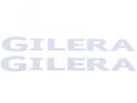 Sticker set Gilera 315mm - 30mm White 2-Pieces Gilera Models