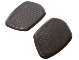 Kneerubber set Black 2-Pieces Kreidler 1966 > 1972