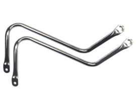 Frame bracket set chrome 2-Pieces Puch Maxi N