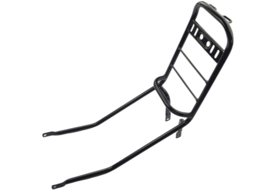 Luggagecarrier tank powdercoated black Puch Maxi S