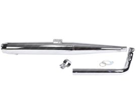 Exhaust Flange 28mm - 70mm KS Model Chrome Complete Kreidler