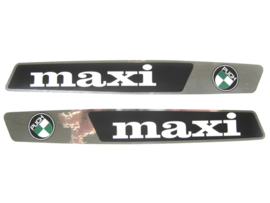 Tank Transfer sticker set first model black / chrome 2-Pieces Puch Maxi N