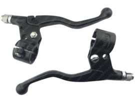 Brake lever set Short Black Metal! Lusito 22mm Universal