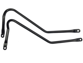 Frame bracket set black 2-Pieces Puch Maxi S