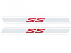 Sticker set Zijkast SS Rood - Wit 235mm x 25mm Yamaha FS1