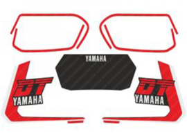 Sticker set White - Red - Black Yamaha DT