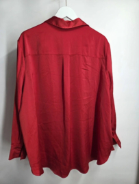 H&M glanzende rode blouse maat XL