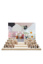 Presentatiemateriaal plateau voor poppetjes