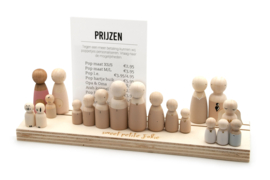 Presentatiemateriaal plateau voor prijslijst