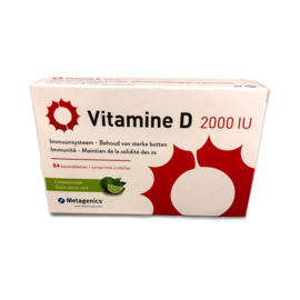 Vitamine D 2000IU Metagenics kauwtabletten 5 X 84