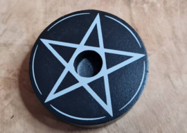 Pentagram spell kaars houder