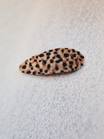 Haarspeldje 5 cm - leopard 3 (1 stuk)