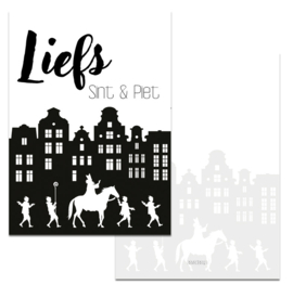 Kaart, Liefs Sint & Piet ( A6 formaat )
