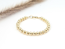14k Goldfilled beaded bracelet 6mm