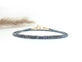 Mystic Spinel beaded necklace, available 14k goldfilled - 925 sterling silver