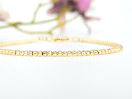 14k goldfilled kralen armband 2mm