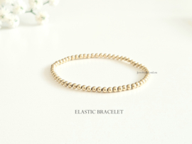 14k Goldfilled beaded bracelet 3mm