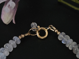Maansteen armband, 14k goldfilled & 925 sterling zilver