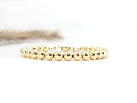 14k Goldfilled beaded bracelet 6mm