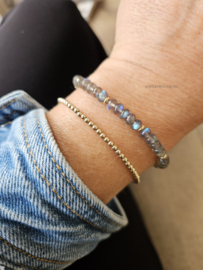 Labradorite beaded bracelet 14k goldfilled