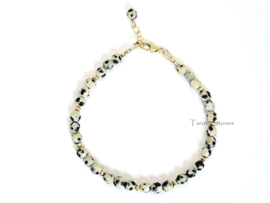 Dalmatiër japis armband     14k goldfilled