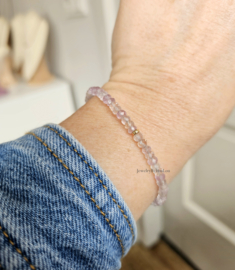 Ametrine gemstone beaded bracelet, available 14k goldfilled - 925 sterling silver