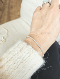 925 sterling silver beaded 3mm