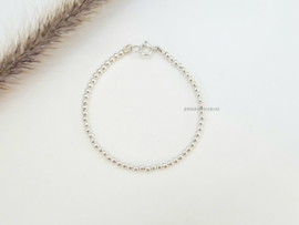 925 sterling silver beaded 3mm