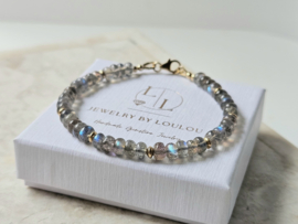 Labradorite beaded bracelet 14k goldfilled
