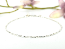 925 sterling zilver hill tribe kralen armband 1mm