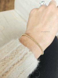 14k Goldfilled beaded bracelet 3mm